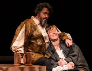 Matthew Johnson and Justin McCombs in "Henry IV"