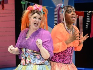 Sara Mackie and Torie Wiggins as the stepsisters in ETC's upcoming "Cinderella"