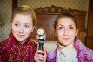 Theresa Liebhart and Jessica Filkill in "In the Next Room"