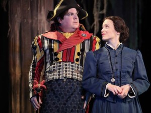 Billy Chase and Sara Clark in "As You Like It"