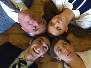 The cast of Diogenes' "Relatively Speaking"