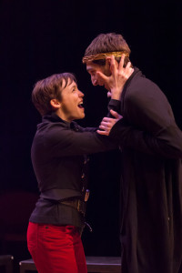 Sara Clark and Patrick Phillips in "Saint Joan"