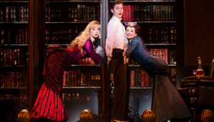 Kristen Beth Williams, Kevin Massey,and Kristen Hahn in "A Gentleman's Guide to Love and Murder"
