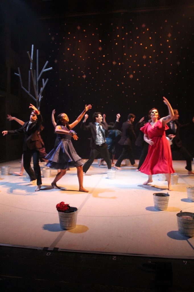 Actors dancing at CCM