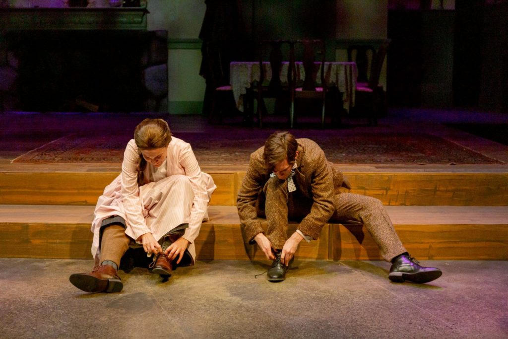 Elizabeth Chinn Molloy and Patrick Phillips in "Little Women" at CSC.