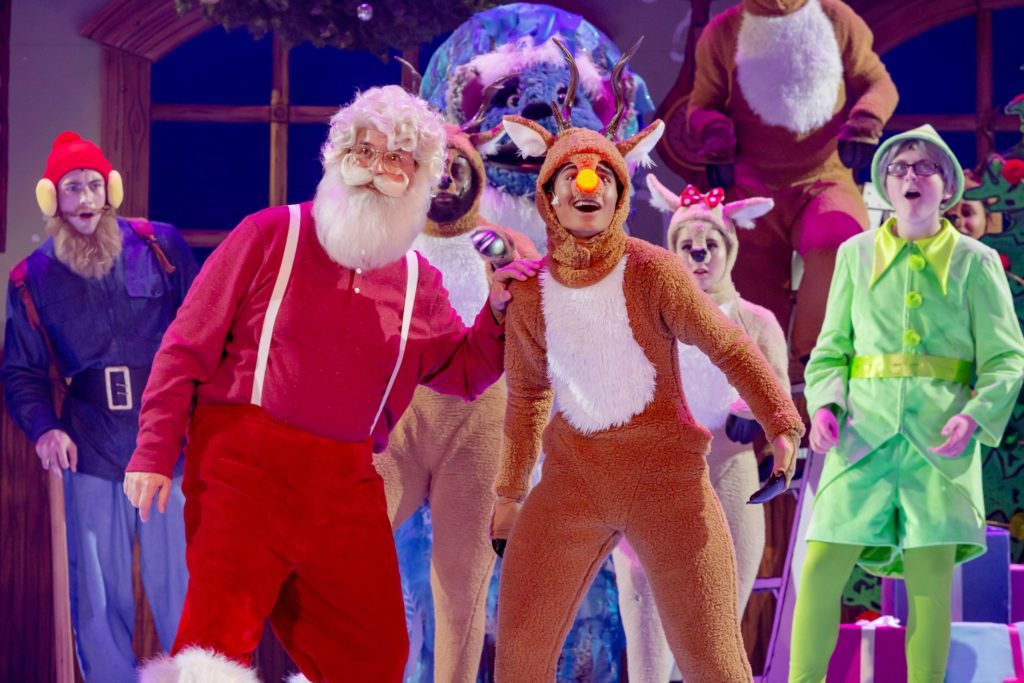 Cast of "Rudolph.