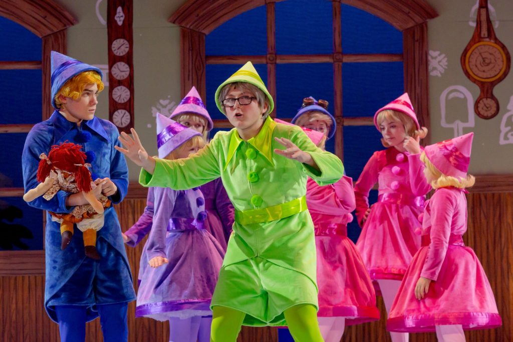 Cast of "Rudolph."