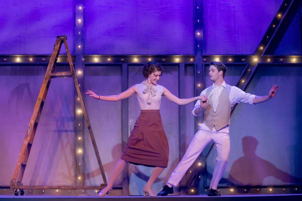 Cast of "Singin' in the Rain" at Carnegie