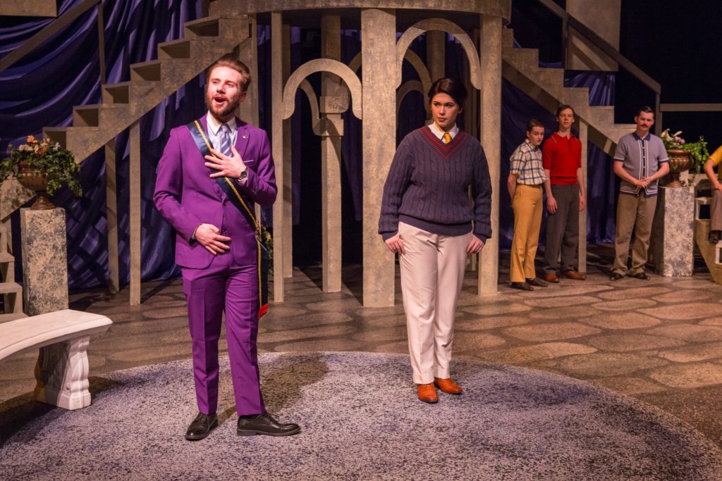 Cast of "Twelfth Night" at NKU.