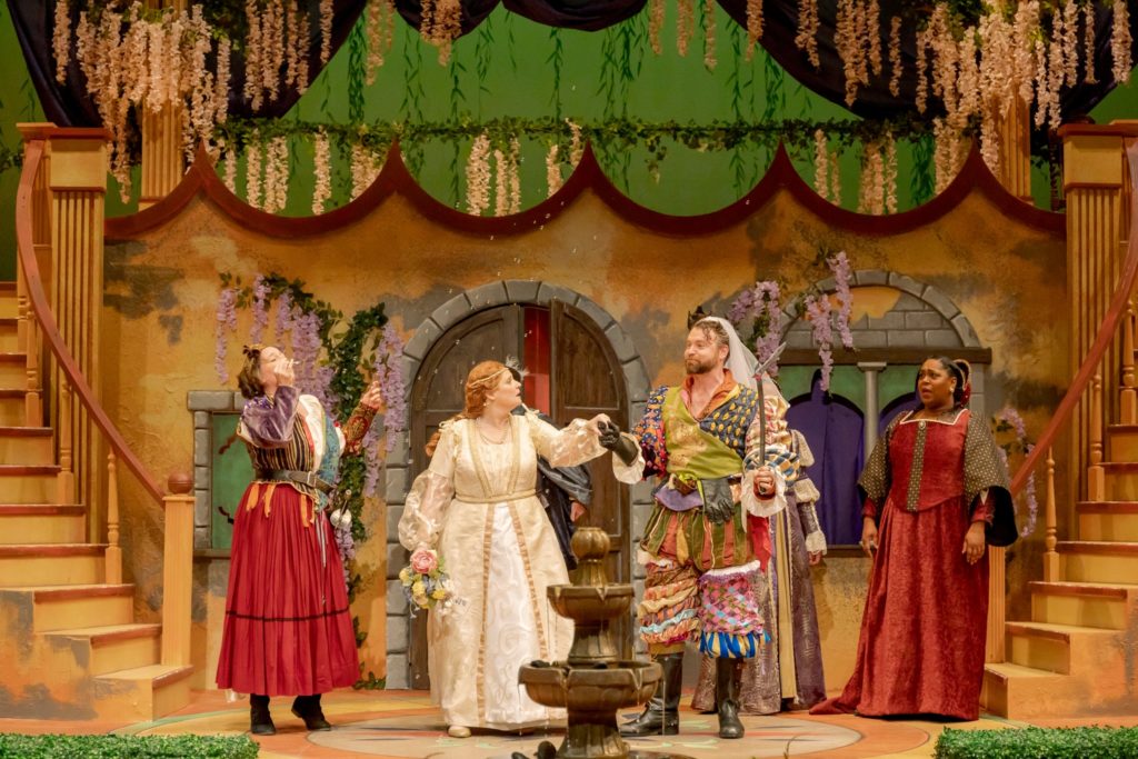 Actors in Cincy Shakespeare's "Shrew"
