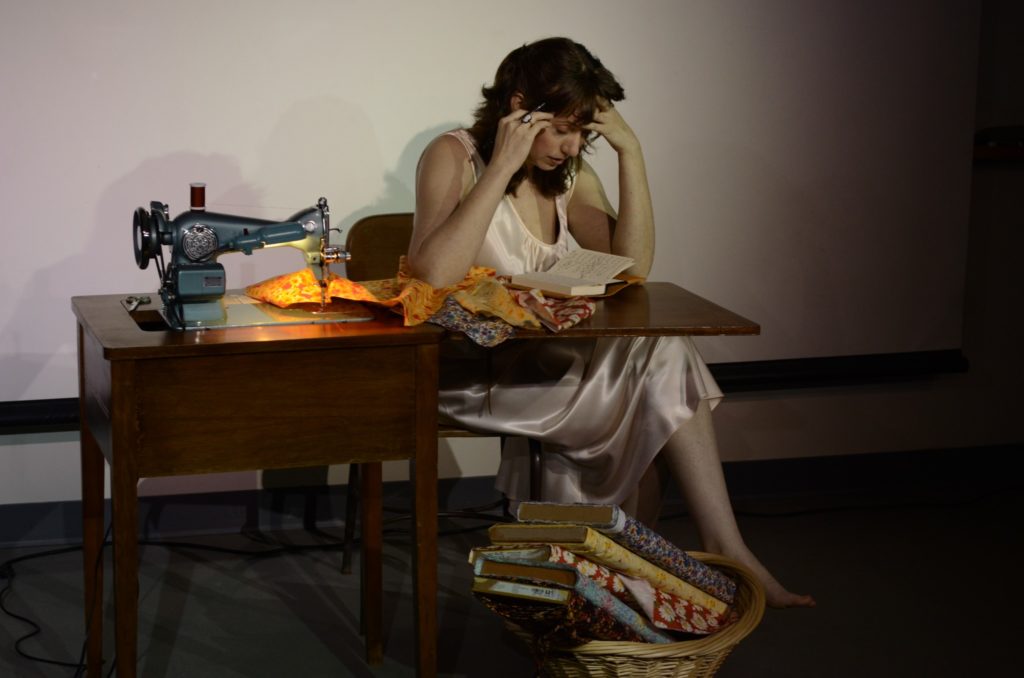 "Thread and Bone" Production shot. Lisa Egan Woods for Versailles, KY (photo by Anjali Alm-Basu)