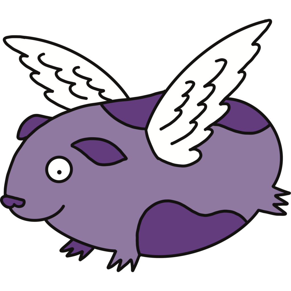 Cincy Fringe Guinea Pig Purple