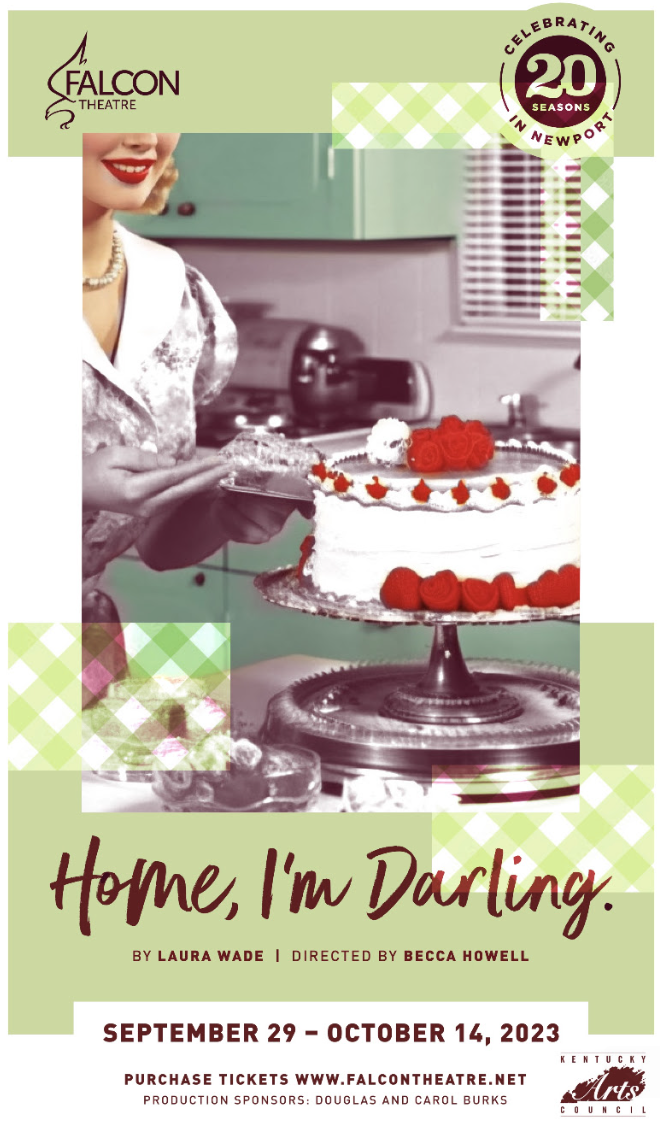 Home I'm Darling retro poster