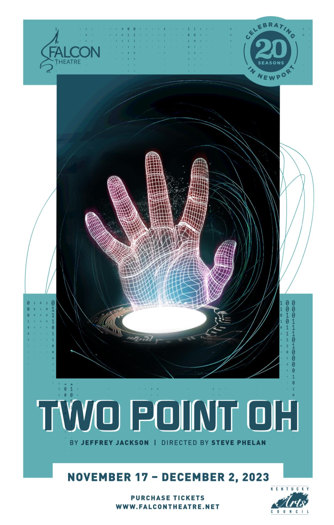 computer generated image of a hand for Two Point OH