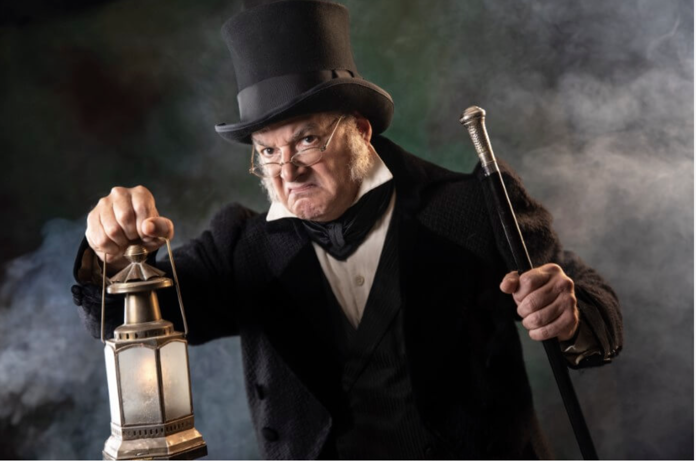 Scrooge from A Christmas Carol at Cincinnati Playhouse in the Park 2023