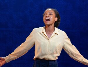 Jordyn Jones as Celie in The Color Purple, now at the Carnegie, in Covington, KY.