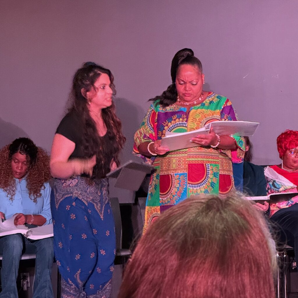 Anna Ashburn and Vee Gibson in Bridge City at ALT