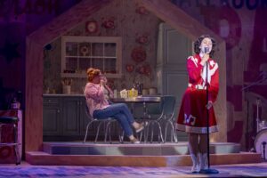 Sarah Mackie and Charlotte Campbell in Always… Patsy Cline, now at The Carnegie.