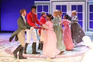 Cast members of CCM's Pride & Prejudice, running Oct. 2-4, 2025 at CCM's Patricia Corbett Theatre.