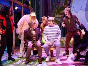 Its Fritz! at ETC featuring the baby hippo talking to other "animals"