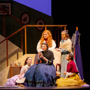 Cast members of Little Women: The Musical at Mount St. Joseph's University.