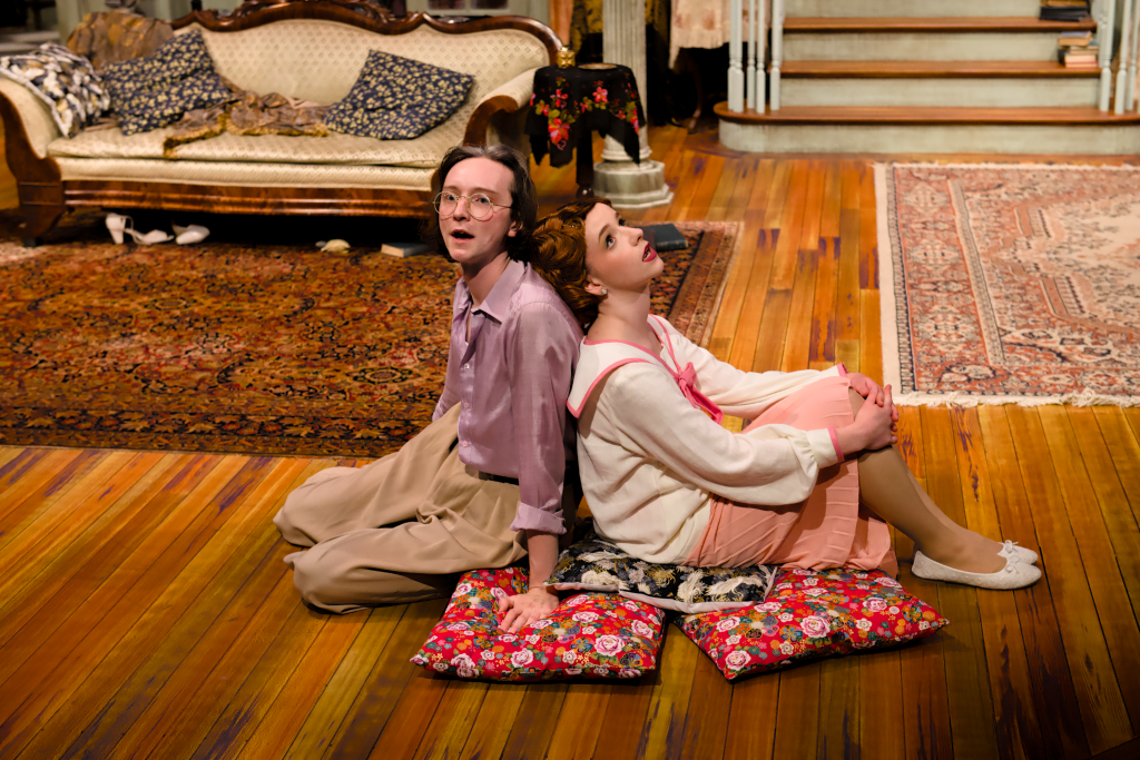 Simon and Sorel in Hay Fever at Human Race Theatre