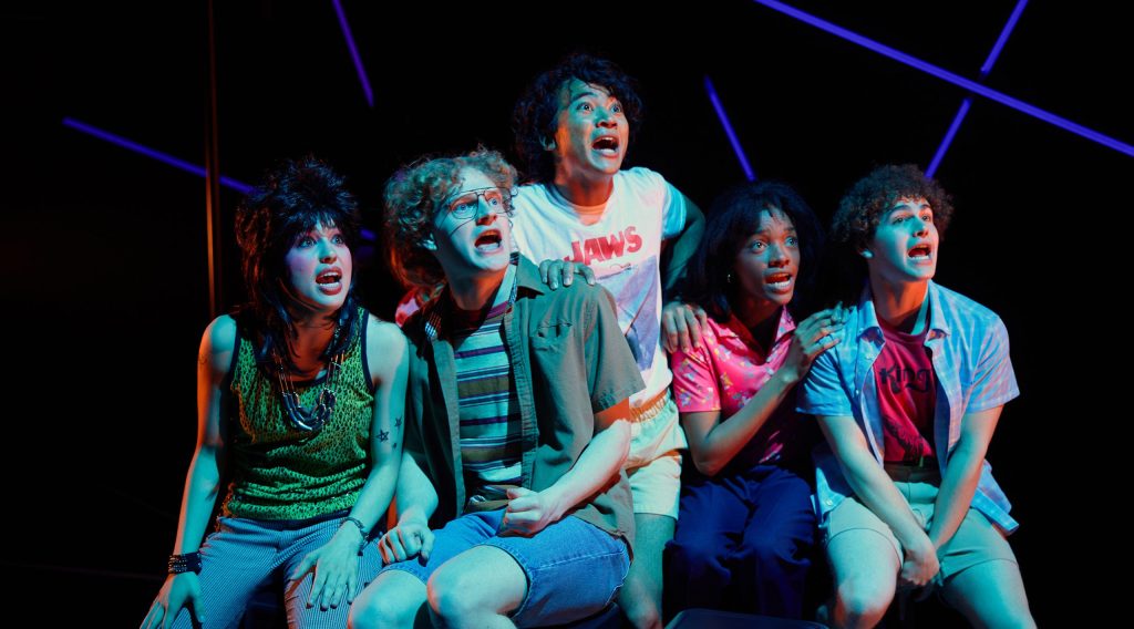 Teens singing
